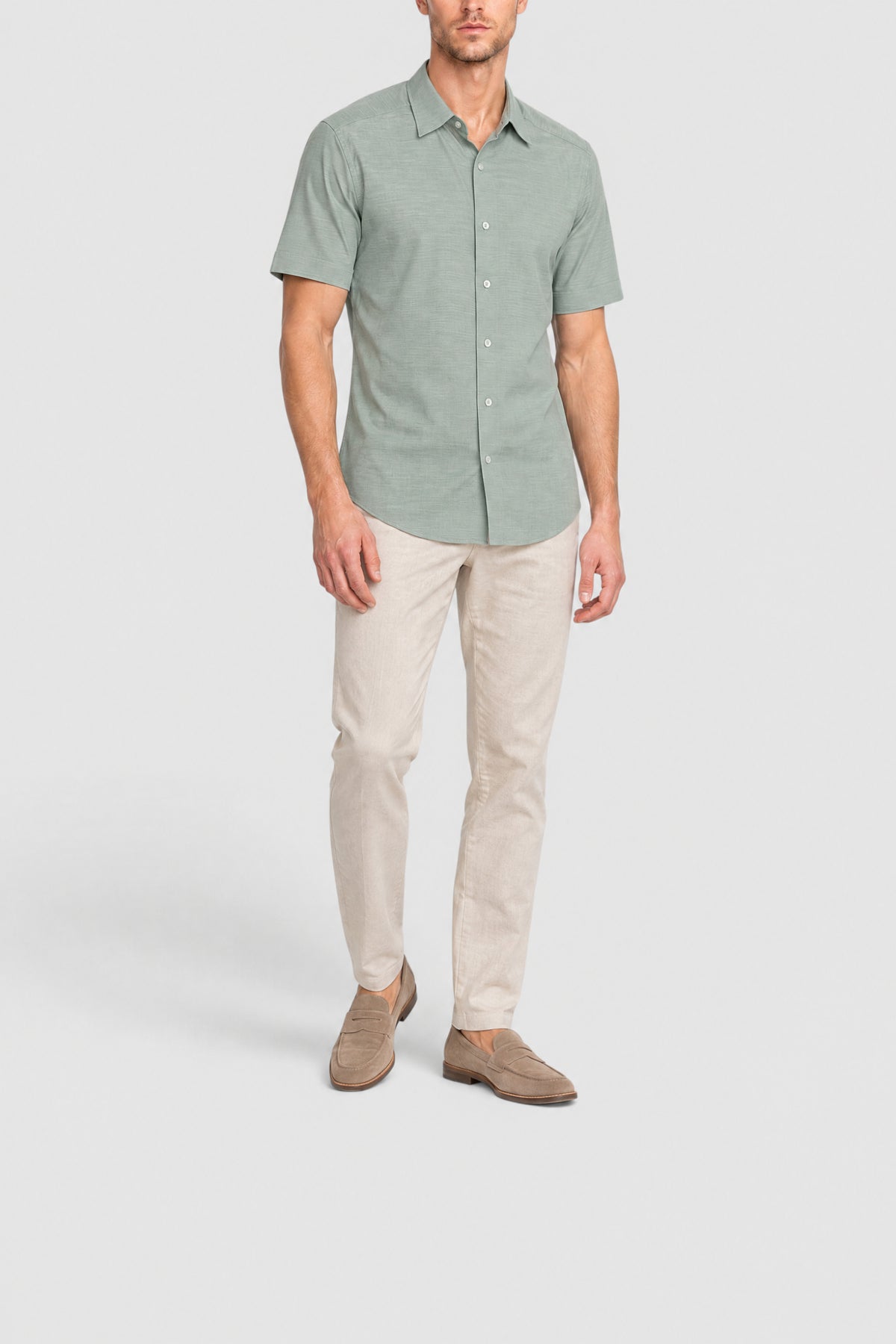 Short-sleeved shirt - Green