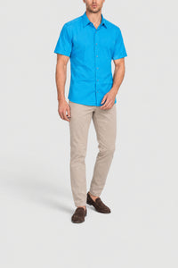Short-sleeved shirt - Blue