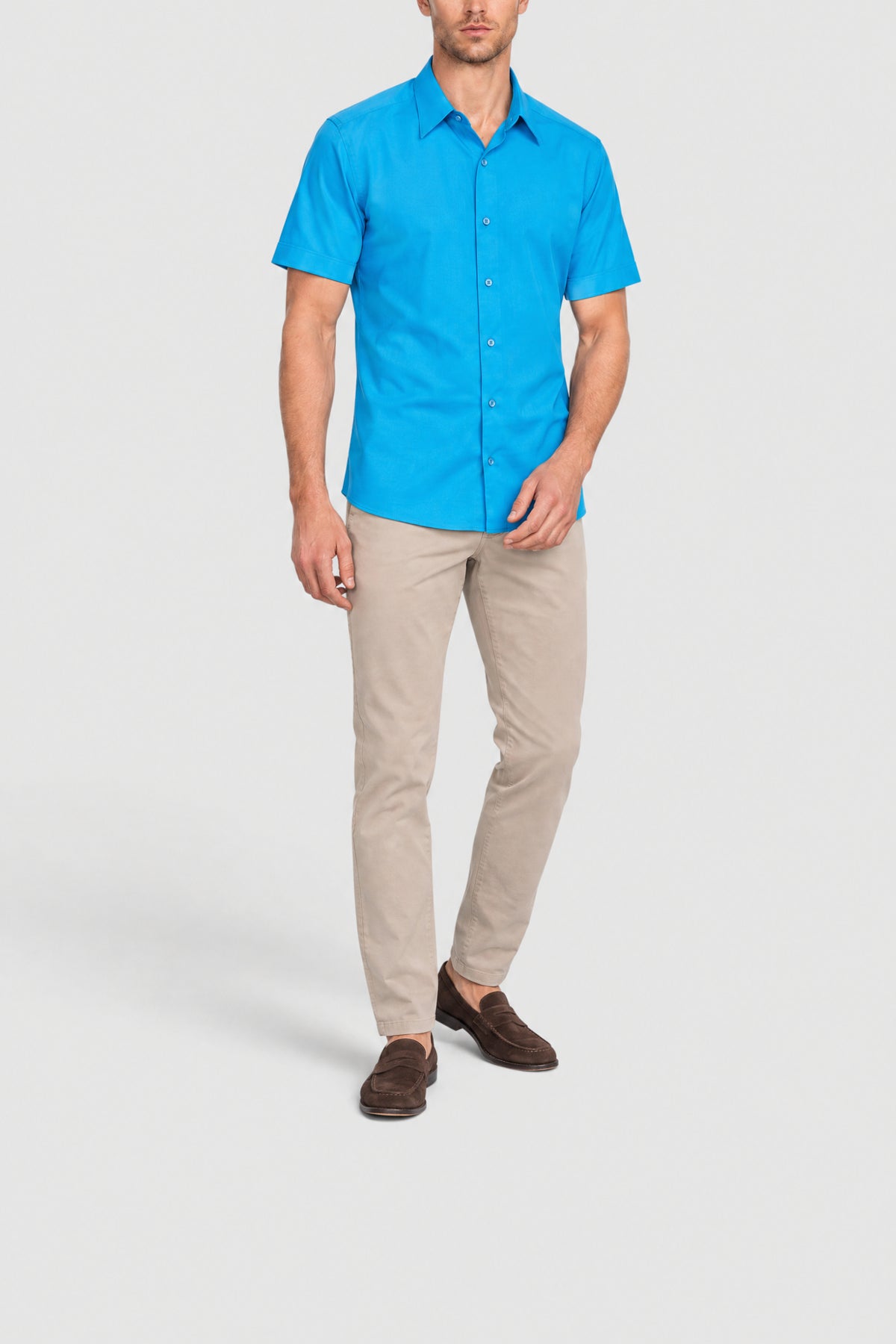 Short-sleeved shirt - Blue