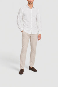 Chemise à boutons avec logo - Blanc