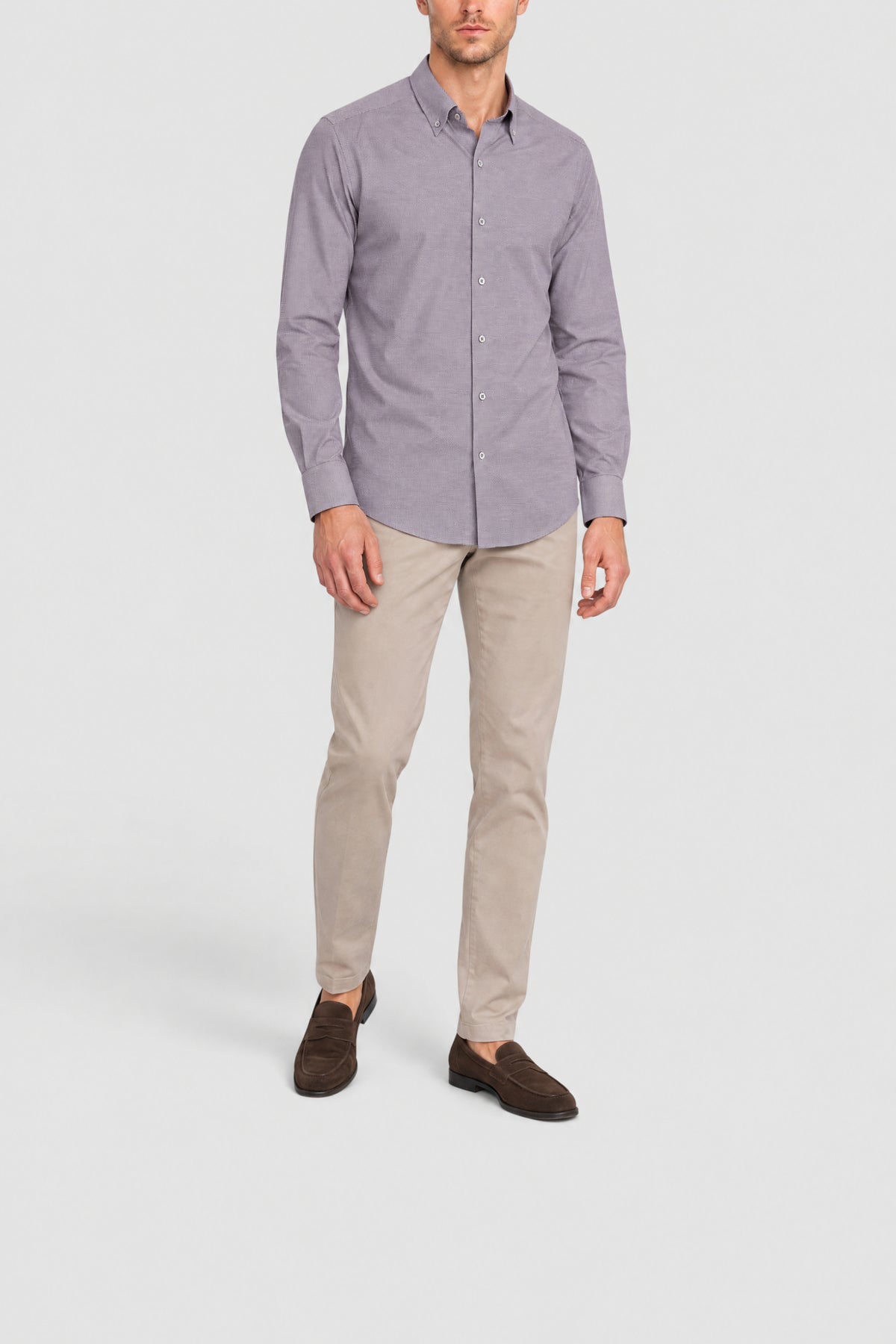 Chemise à rayures - Gris
