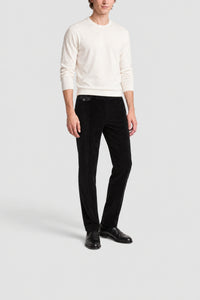 Button-front trouser - Black