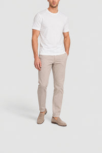 T-shirt à col rond et manches courtes - White