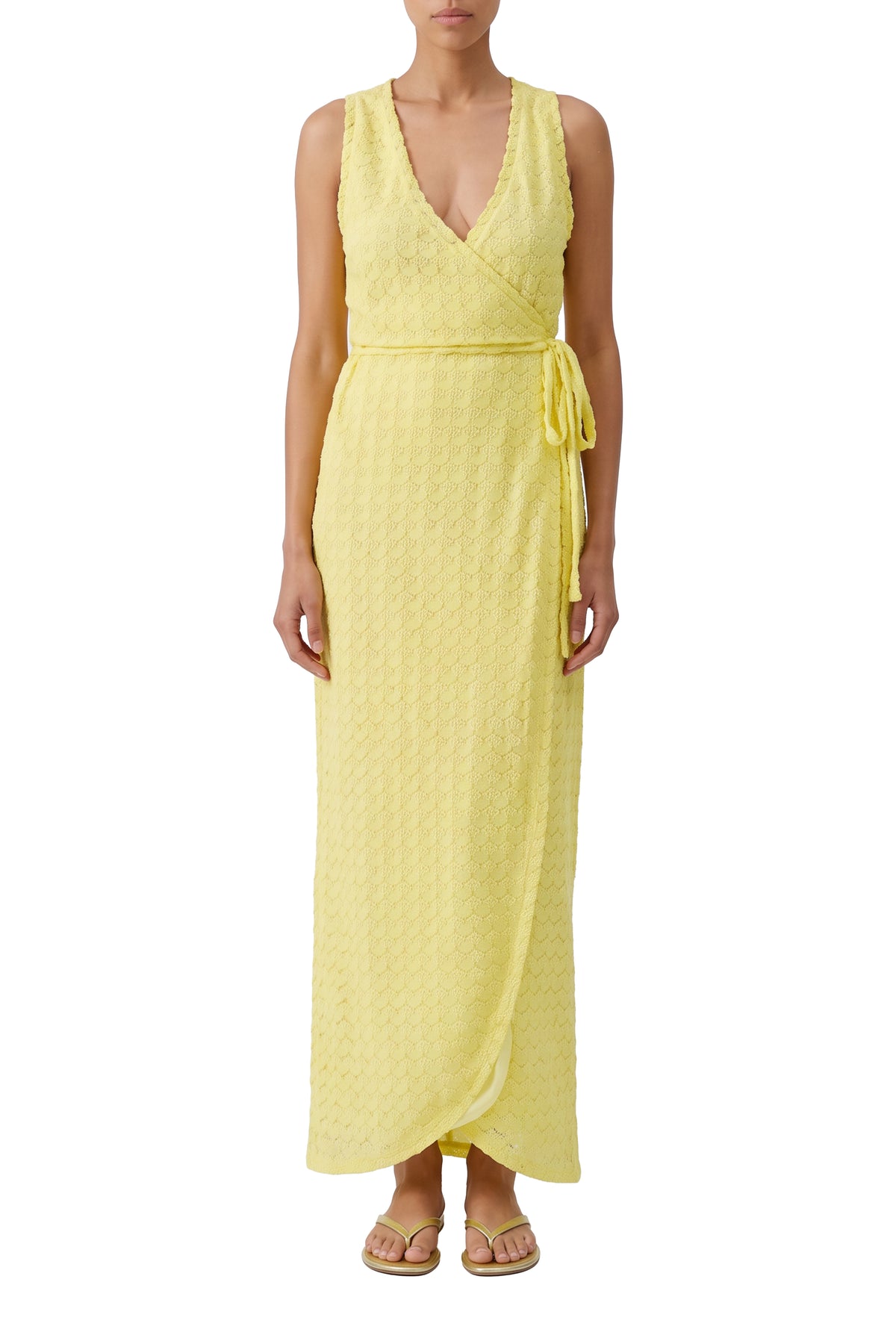 Robe portefeuille Zima - Yellow