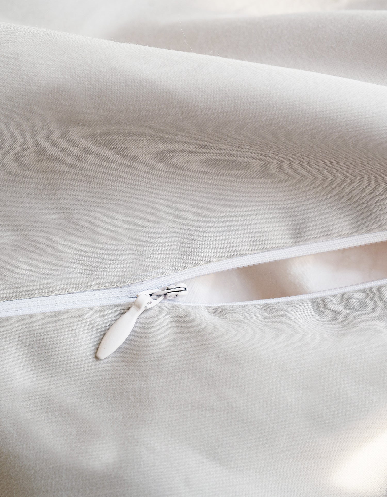 Housse de couette en percale de coton - Mauve d'Eté