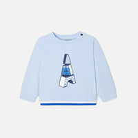 34 QTY / BLEU CLAIR  PAP SWEAT LIANE