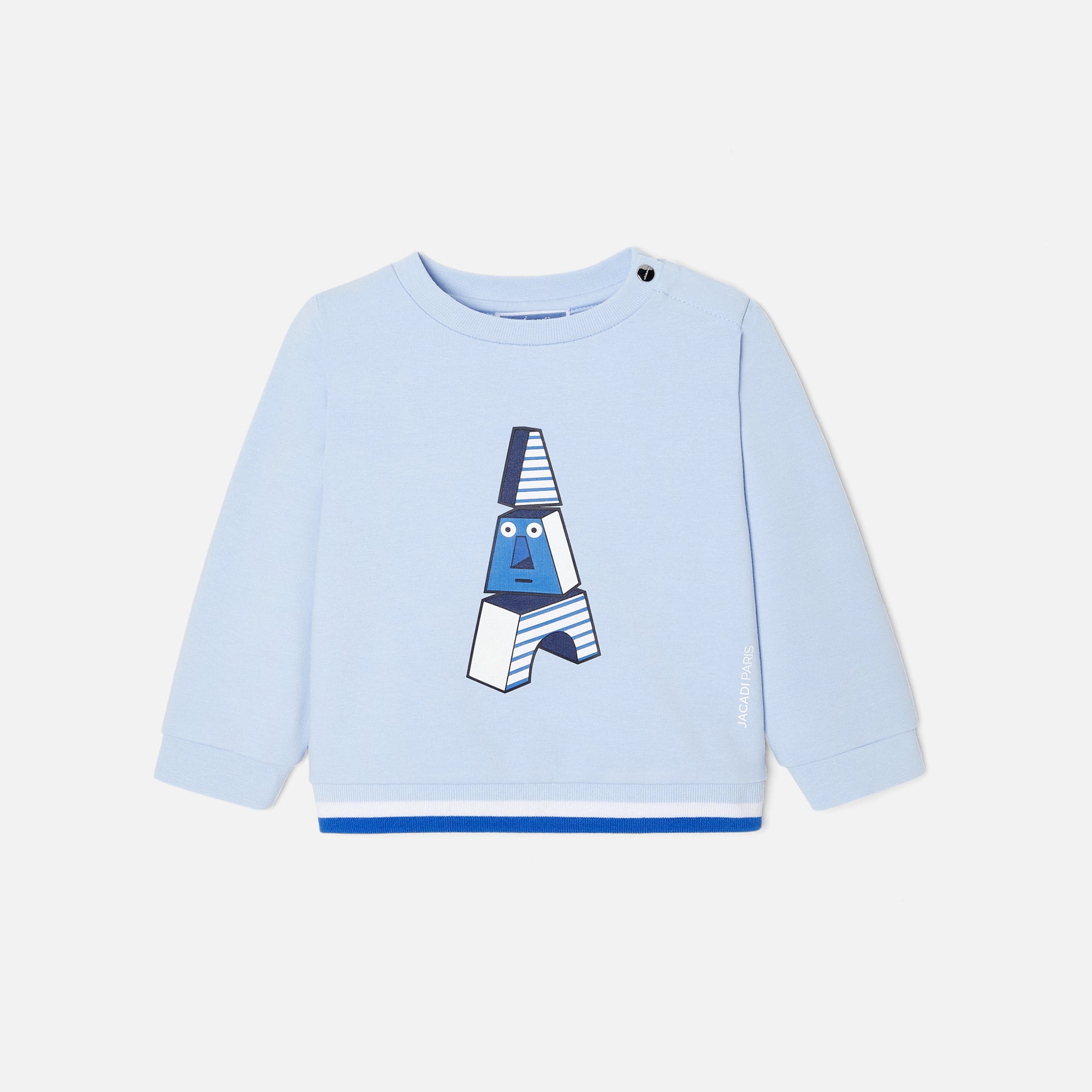 34 QTY / BLEU CLAIR  PAP SWEAT LIANE