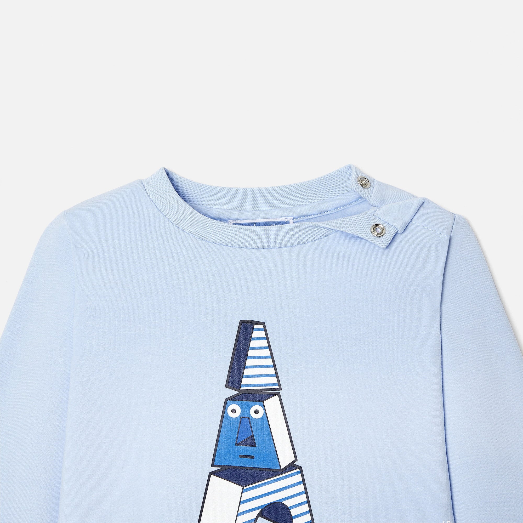 34 QTY / BLEU CLAIR  PAP SWEAT LIANE