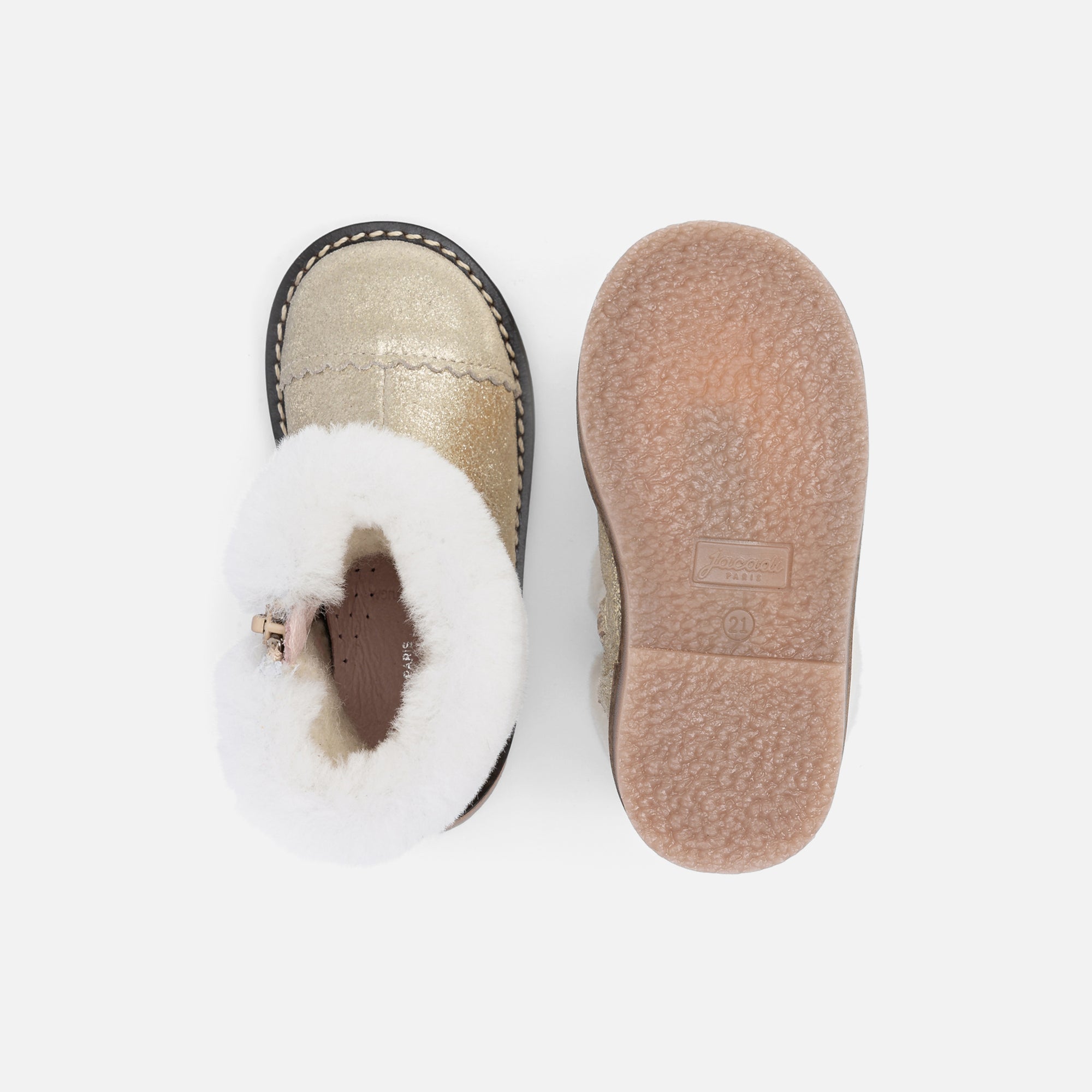 31 QTY / OR CHAUSSURES CUIR BOUCLETTE