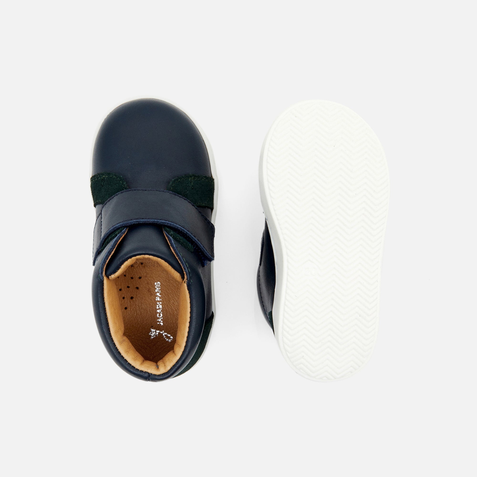 1 QTY / MARINE JACADI CHAUSSURES CUIR TINO
