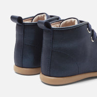 3 QTY / MARINE JACADI CHAUSSURES CUIR TICKETTE