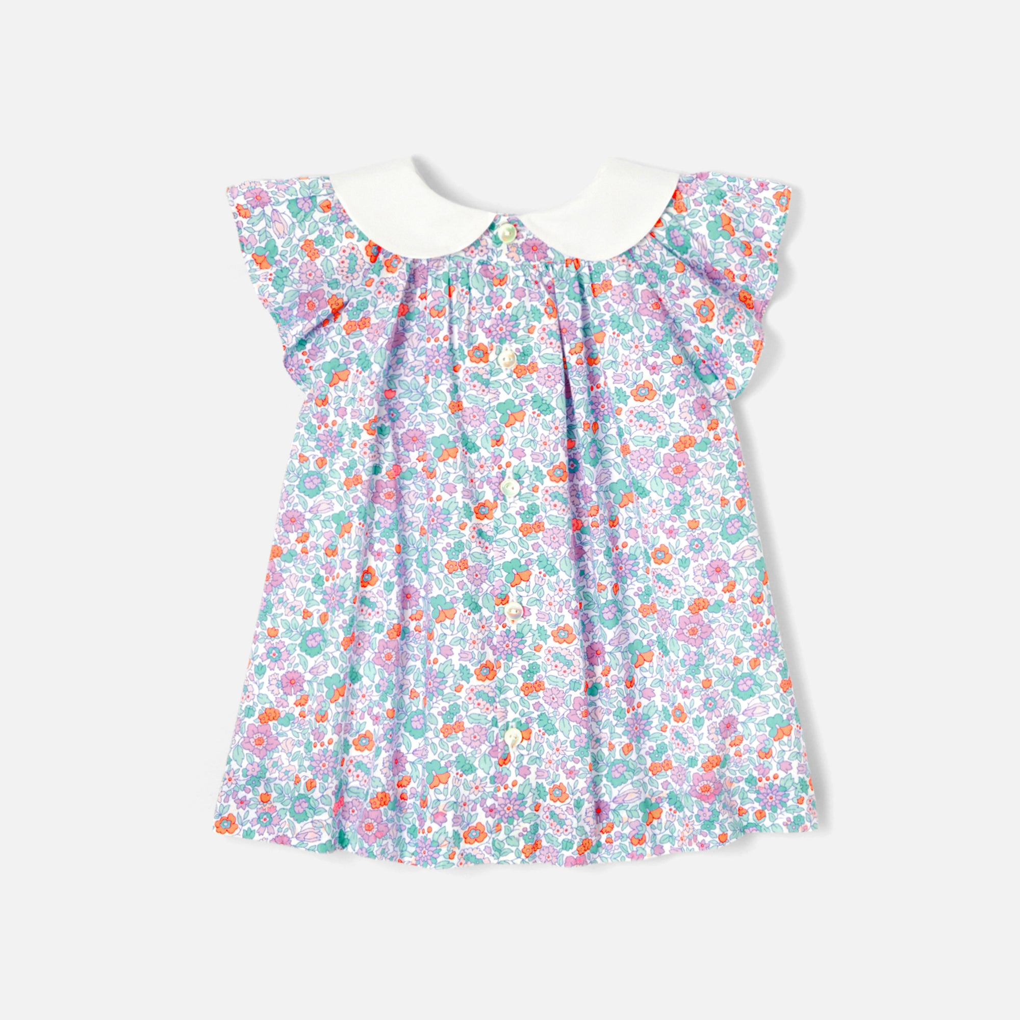1 QTY / BLANC/MULTICO PAP ROBE CORA