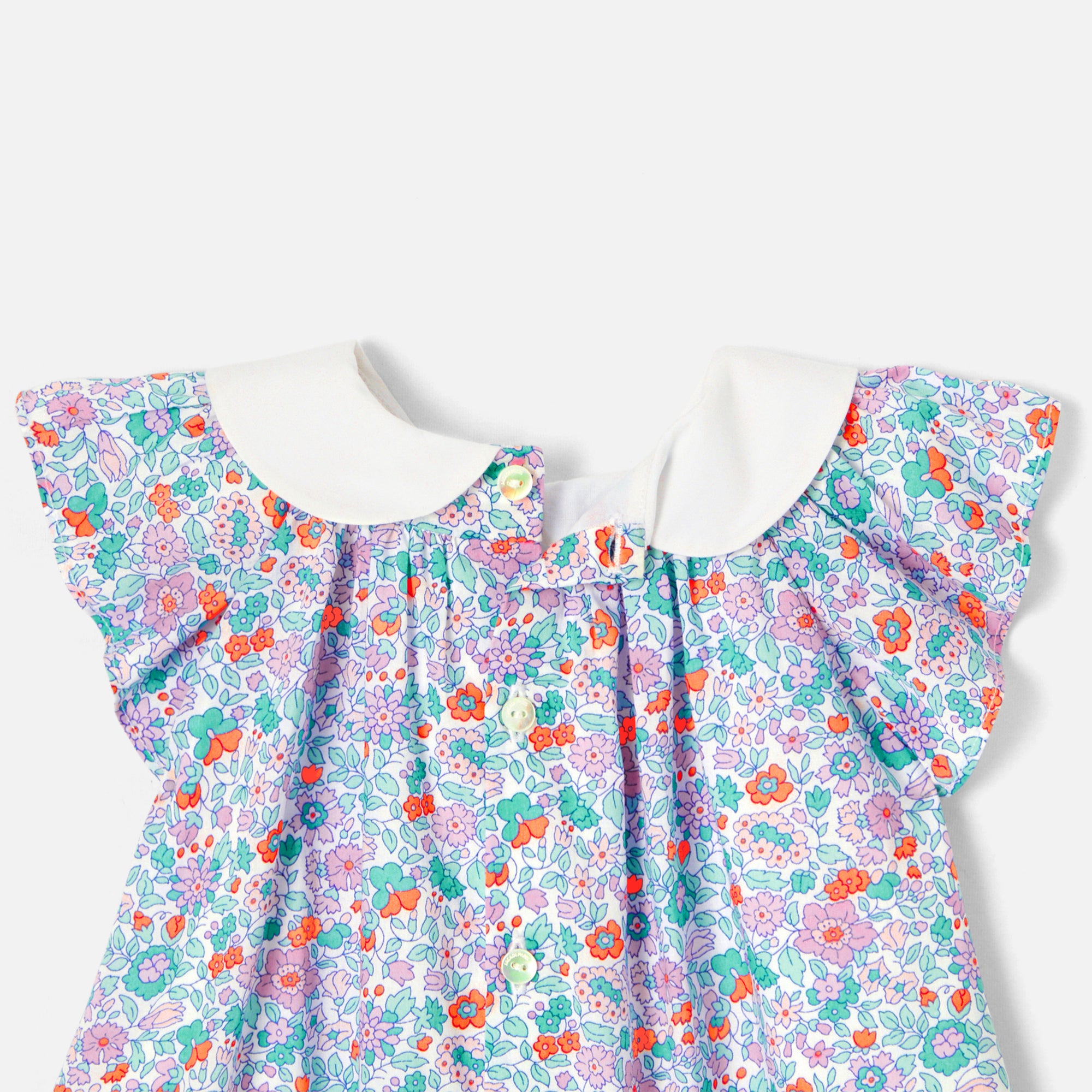 1 QTY / BLANC/MULTICO PAP ROBE CORA