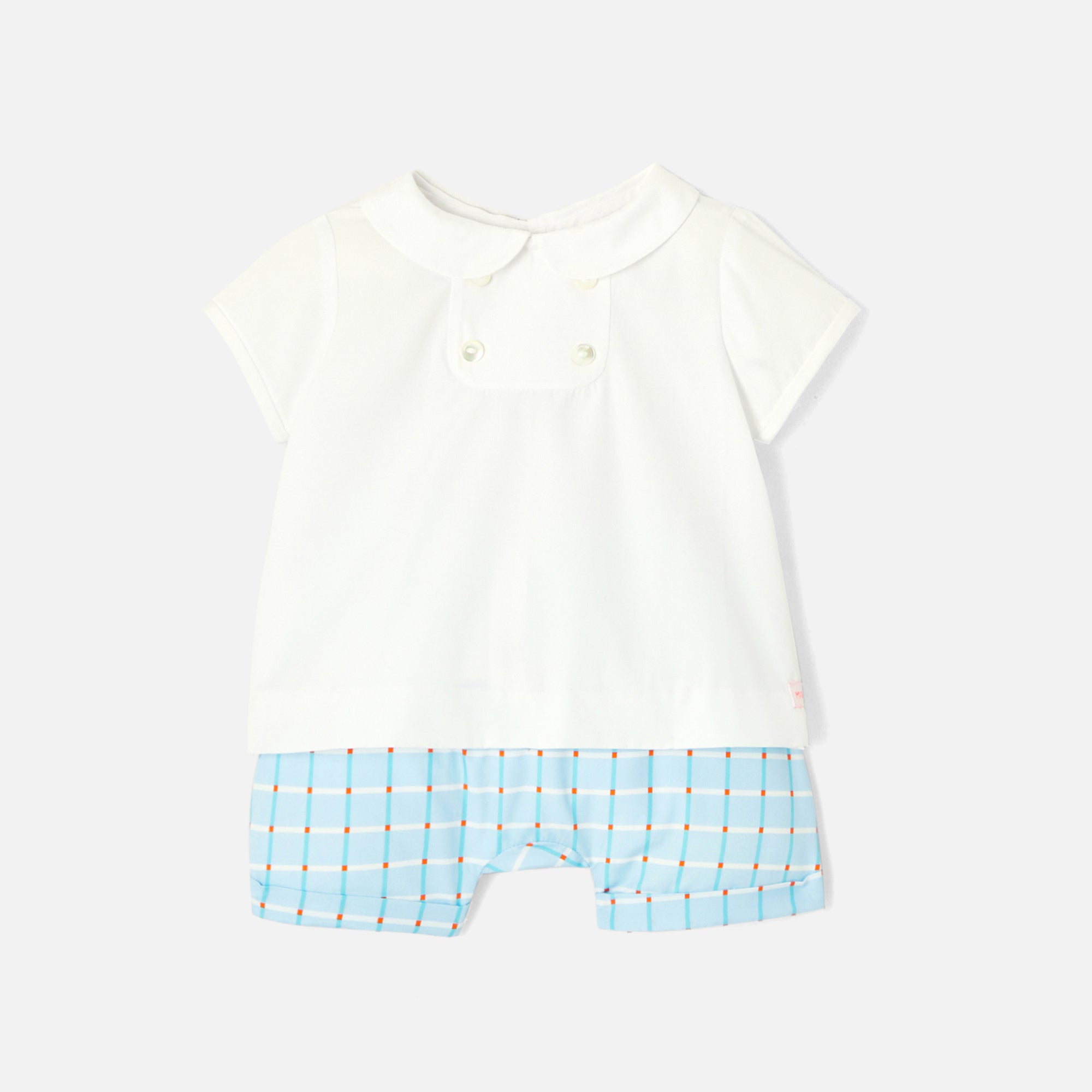 140 QTY / BLANC/MULTICO PAP ENSEMBLE CARESSE