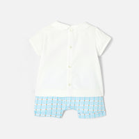 140 QTY / BLANC/MULTICO PAP ENSEMBLE CARESSE