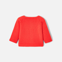 219 QTY / ORANGE FLUO PAP GILET / CARDIGAN CITROUILLE