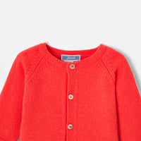 219 QTY / ORANGE FLUO PAP GILET / CARDIGAN CITROUILLE
