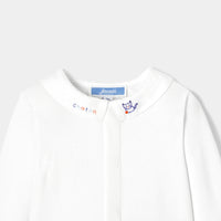 1 QTY / BLANC JACADI PAP BODY DE DESSUS CHATON