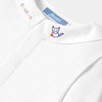 1 QTY / BLANC JACADI PAP BODY DE DESSUS CHATON