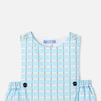 17 QTY / BLANC/MULTICO PAP COMBINAISON/ BLOOMER CADENCE
