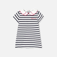 0 QTY / BLANC/MARINE PAP ROBE BIBA