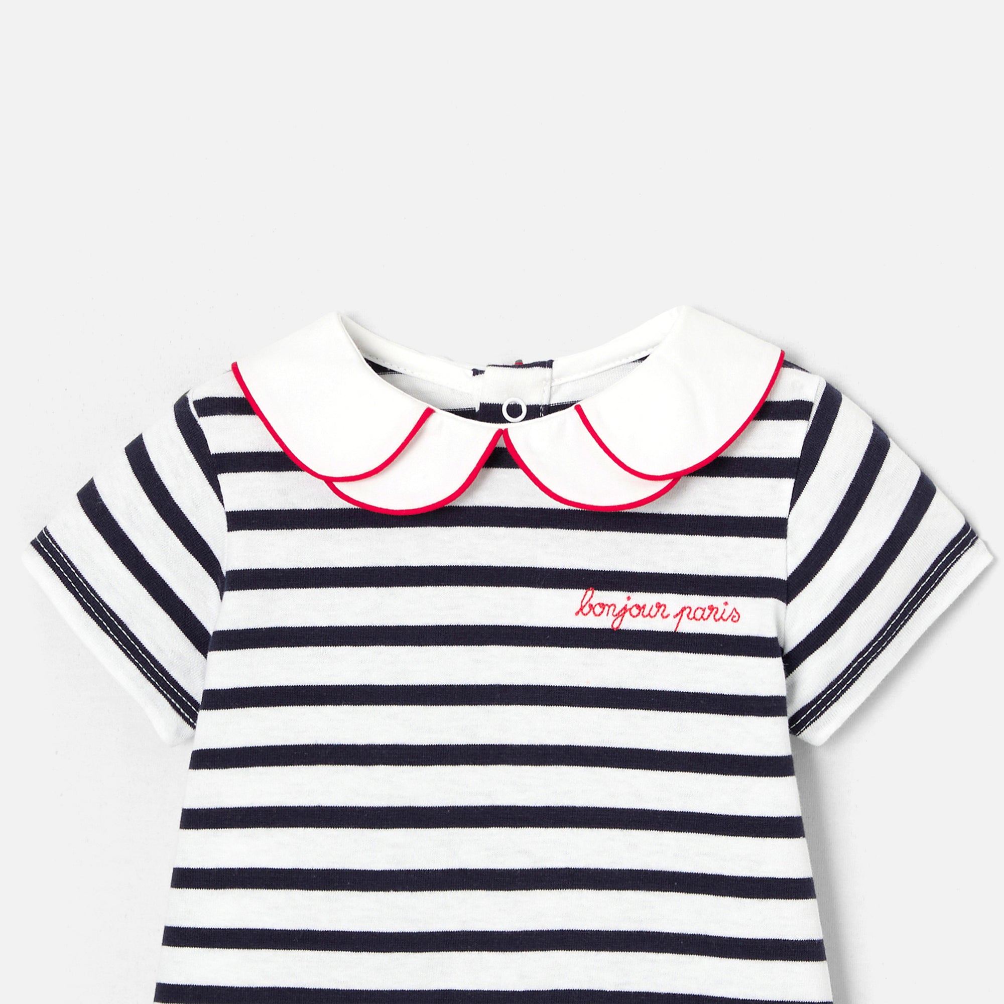 0 QTY / BLANC/MARINE PAP ROBE BIBA