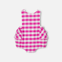 855 QTY / ROSE/BLANC PAP COMBINAISON/ BLOOMER CARLOTTA