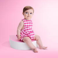 855 QTY / ROSE/BLANC PAP COMBINAISON/ BLOOMER CARLOTTA