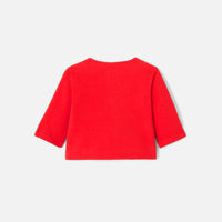93 QTY / ROUGE JACADI PAP GILET / CARDIGAN COLA