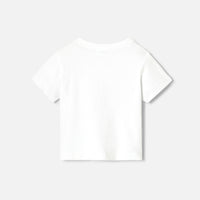 1 QTY / BLANC JACADI PAP TEE-SHIRT CHOCOLAT