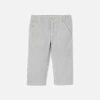 0 QTY / BLANC/GRIS PAP PANTALON CIKOLA