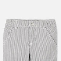 0 QTY / BLANC/GRIS PAP PANTALON CIKOLA