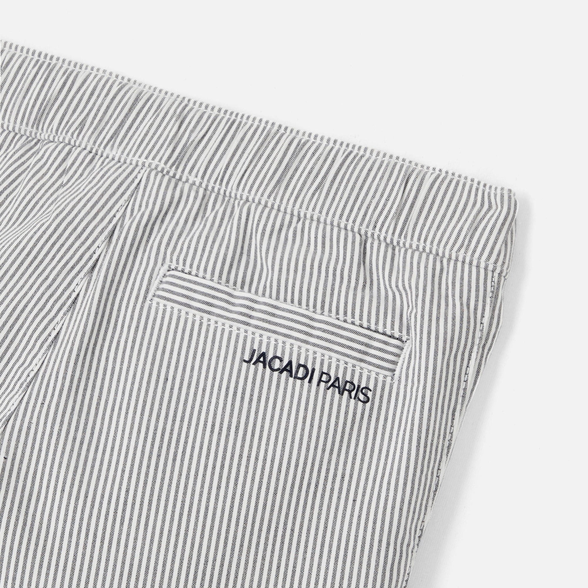 0 QTY / BLANC/GRIS PAP PANTALON CIKOLA