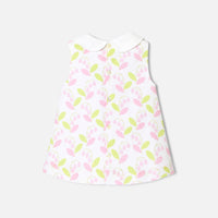52 QTY / BLANC/MULTICO PAP ROBE CASTILLE