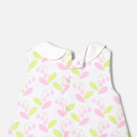 52 QTY / BLANC/MULTICO PAP ROBE CASTILLE