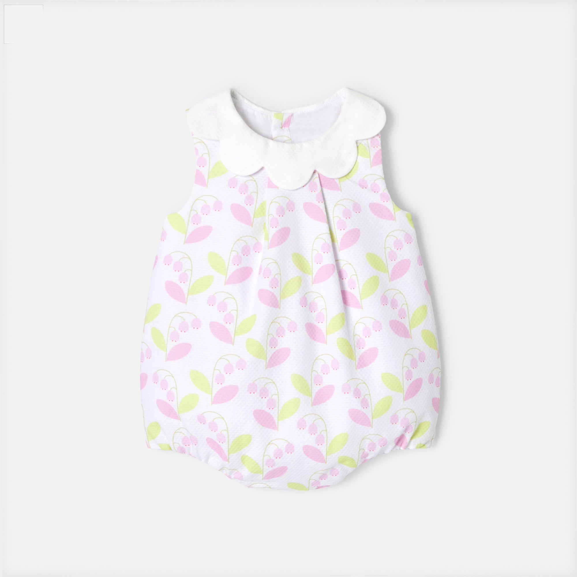 1 QTY / BLANC/MULTICO PAP COMBINAISON/ BLOOMER CAMELIE