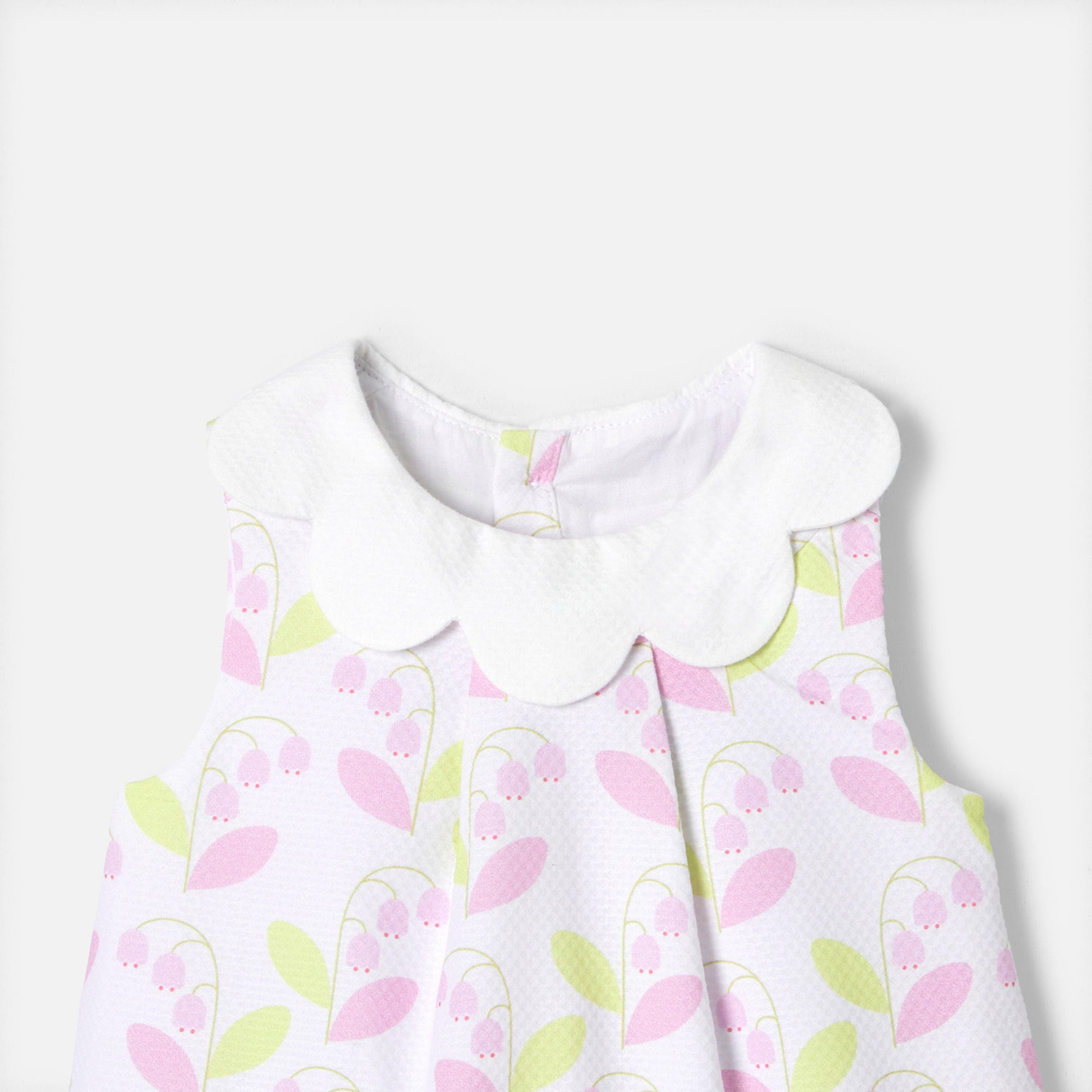 1 QTY / BLANC/MULTICO PAP COMBINAISON/ BLOOMER CAMELIE