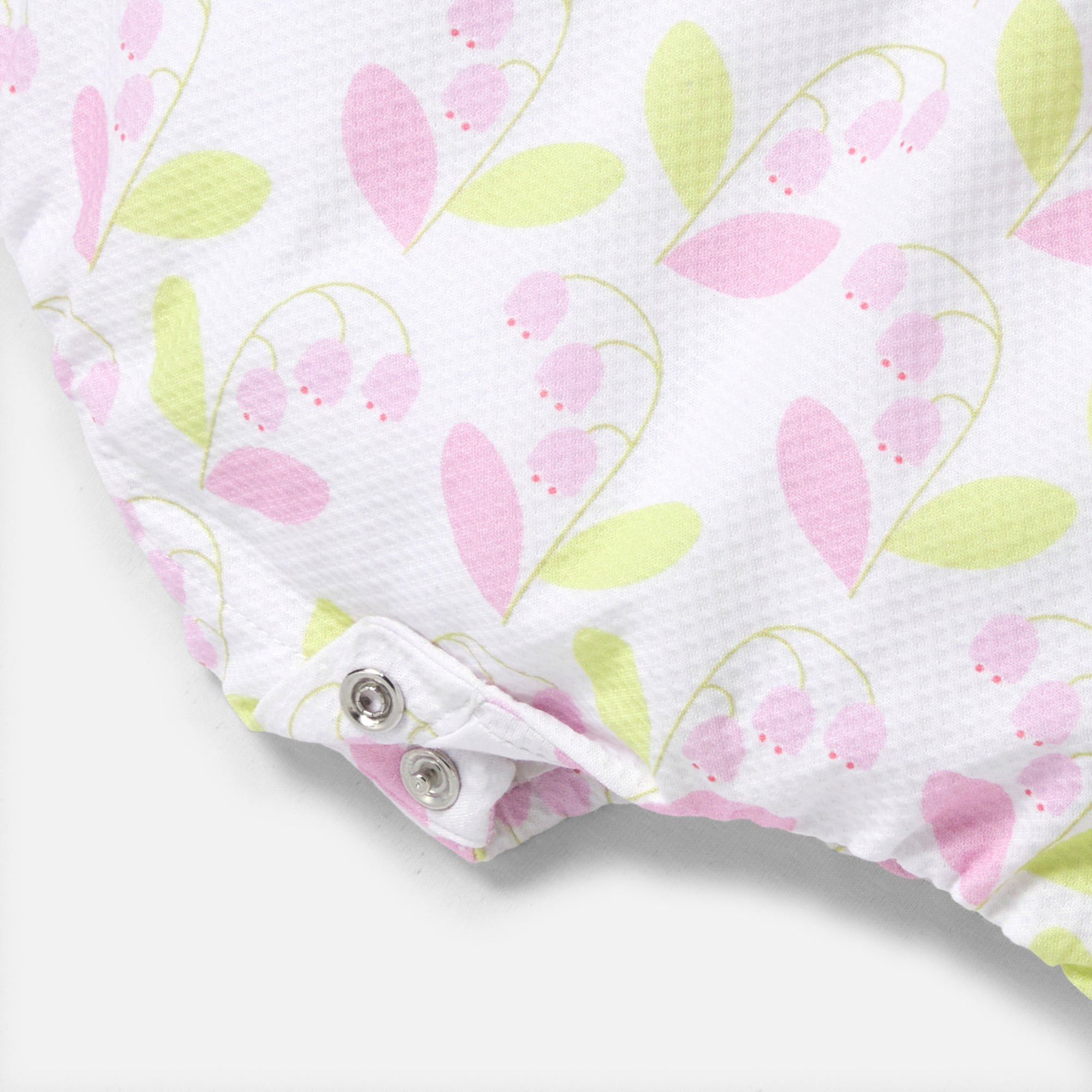 1 QTY / BLANC/MULTICO PAP COMBINAISON/ BLOOMER CAMELIE