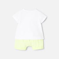 34 QTY / BLANC/MULTICO PAP ENSEMBLE CERCEAU