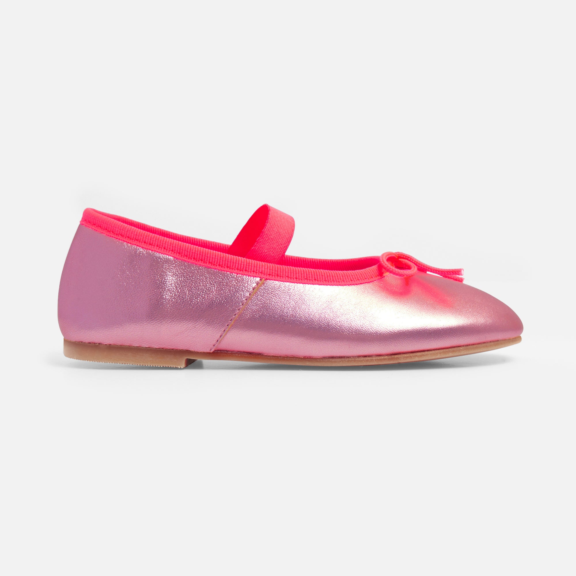 75 QTY / ROSE CHAUSSURES CUIR ALBERTINE
