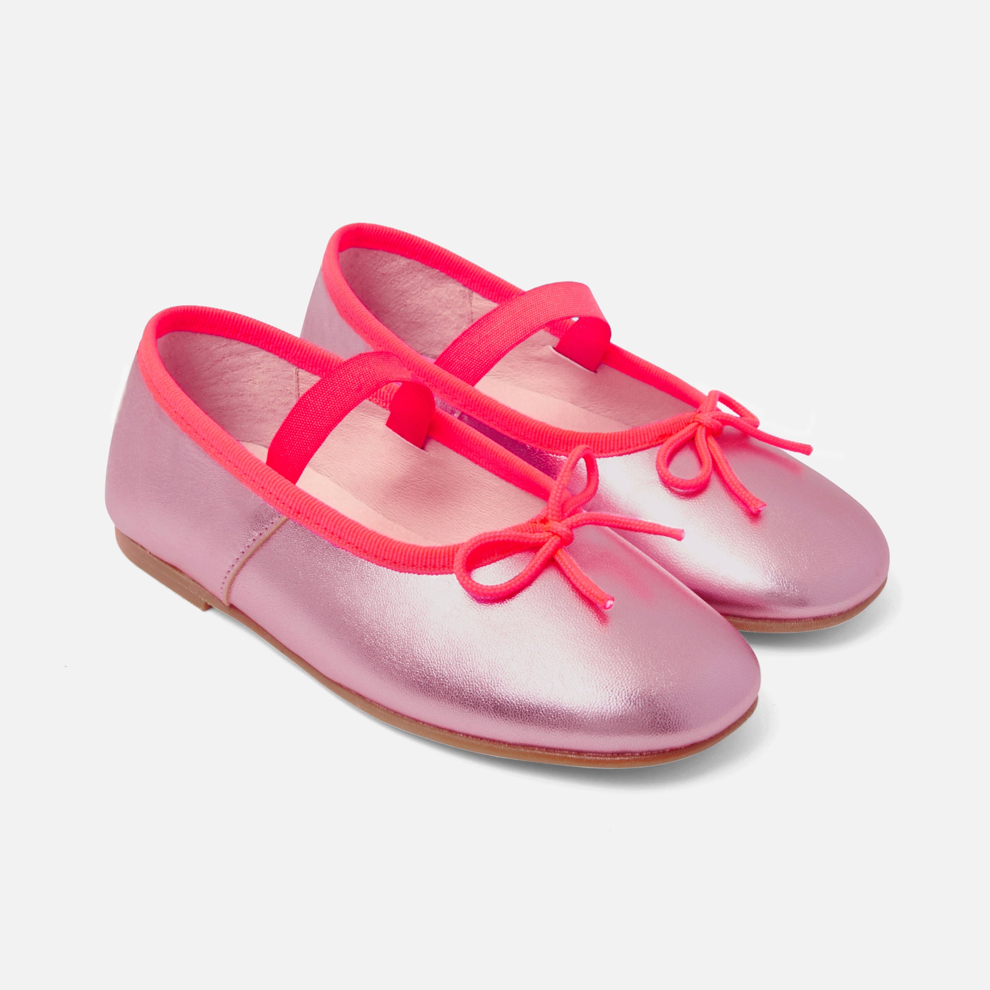 75 QTY / ROSE CHAUSSURES CUIR ALBERTINE