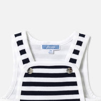 802 QTY / MARINE/BLANC PAP COMBINAISON/ BLOOMER COUSTEAU