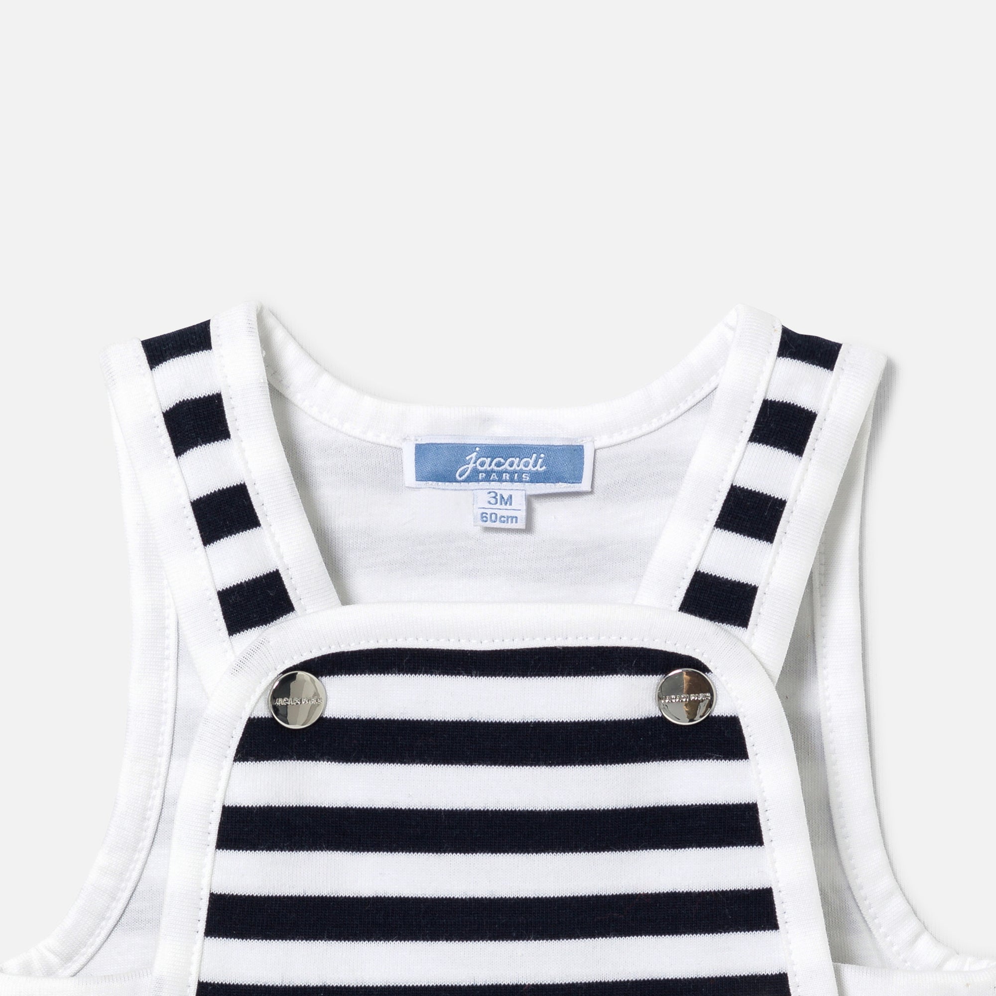 802 QTY / MARINE/BLANC PAP COMBINAISON/ BLOOMER COUSTEAU