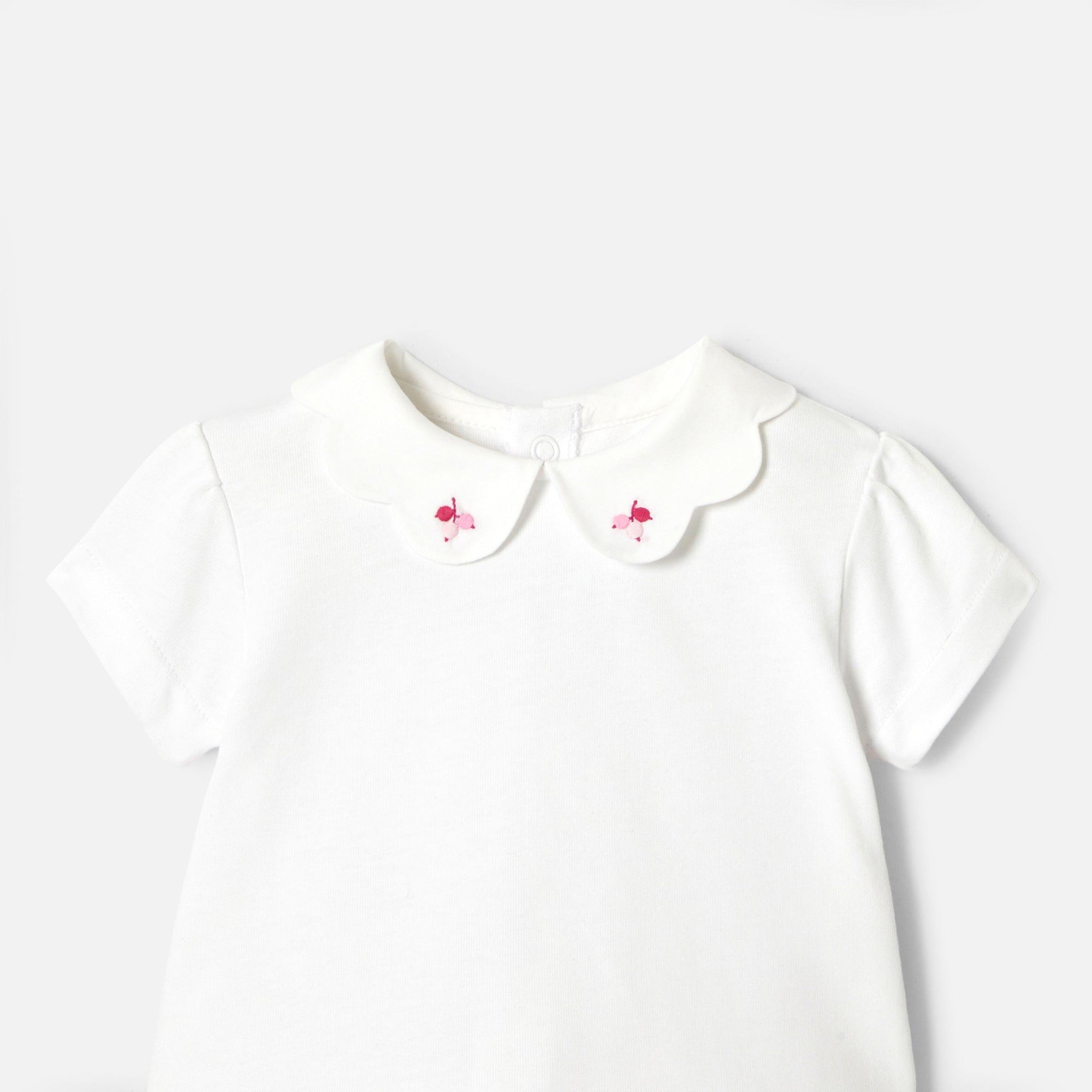 142 QTY / BLANC/ROSE PAP ENSEMBLE CYLIA