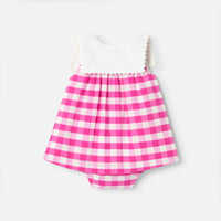 41 QTY / BLANC/ROSE PAP ROBE COURBETTE