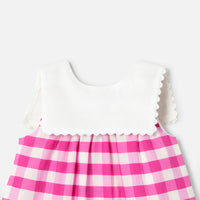 41 QTY / BLANC/ROSE PAP ROBE COURBETTE
