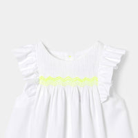 0 QTY / BLANC JACADI PAP TUNIQUE / BLOUSE CALYSSA