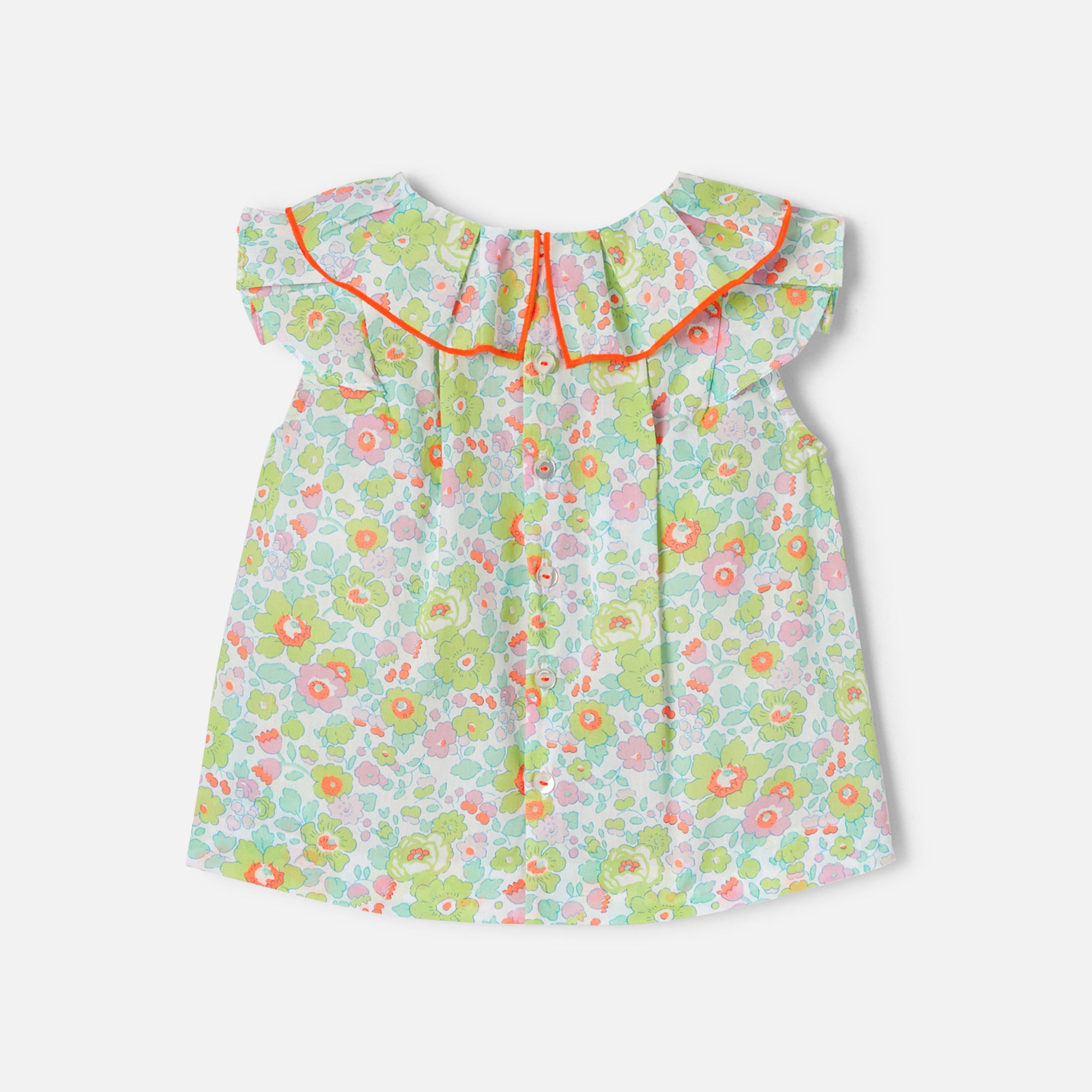 20 QTY / BLANC/MULTICO PAP TUNIQUE / BLOUSE CHARADE