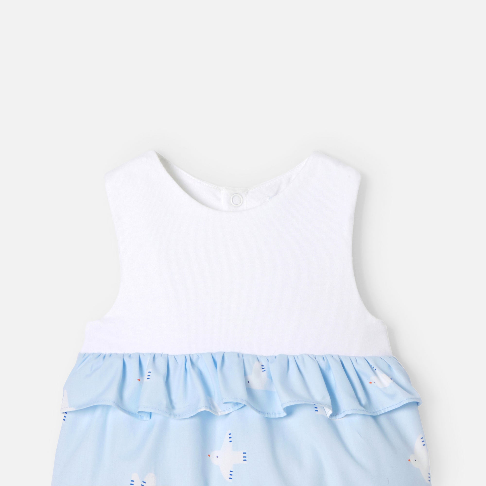 279 QTY / BLANC/MULTICO PAP COMBINAISON/ BLOOMER COPELIA