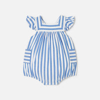 539 QTY / BLEU/BLANC PAP COMBINAISON/ BLOOMER COURTINE